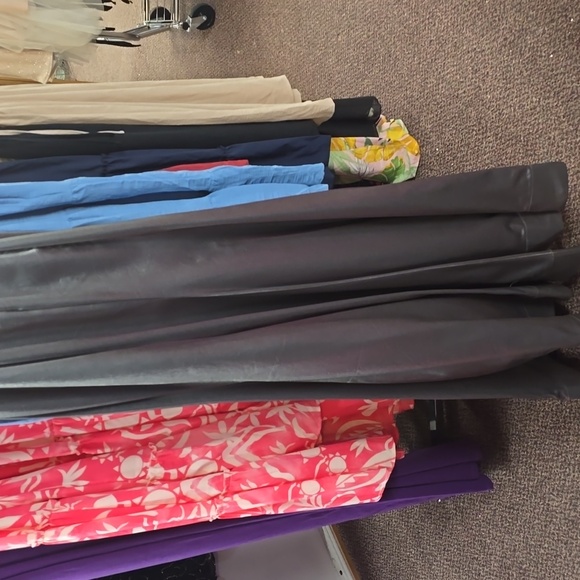 Metallic Slate Prom Dress - Picture 4 of 5